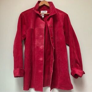 Vintage Red Leather Jacket - Bagatelle - Medium - 100% Leather